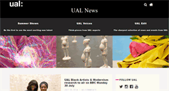 Desktop Screenshot of newsevents.arts.ac.uk