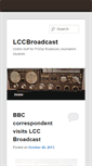 Mobile Screenshot of lccbroadcast.myblog.arts.ac.uk