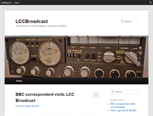 Tablet Screenshot of lccbroadcast.myblog.arts.ac.uk
