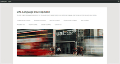 Desktop Screenshot of languagecentre.myblog.arts.ac.uk