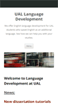 Mobile Screenshot of languagecentre.myblog.arts.ac.uk