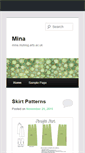 Mobile Screenshot of mina.myblog.arts.ac.uk