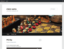 Tablet Screenshot of claresams.myblog.arts.ac.uk